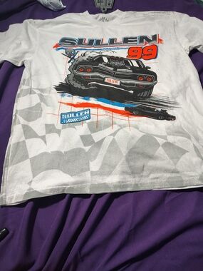 Sullen 99 White Graphic Racing Tee - Men